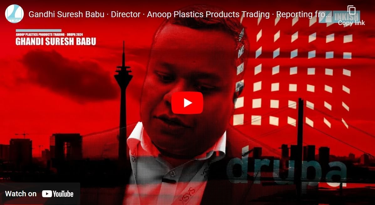 Gandhi Suresh Babu, Director Anoop Plastics Products Trading
