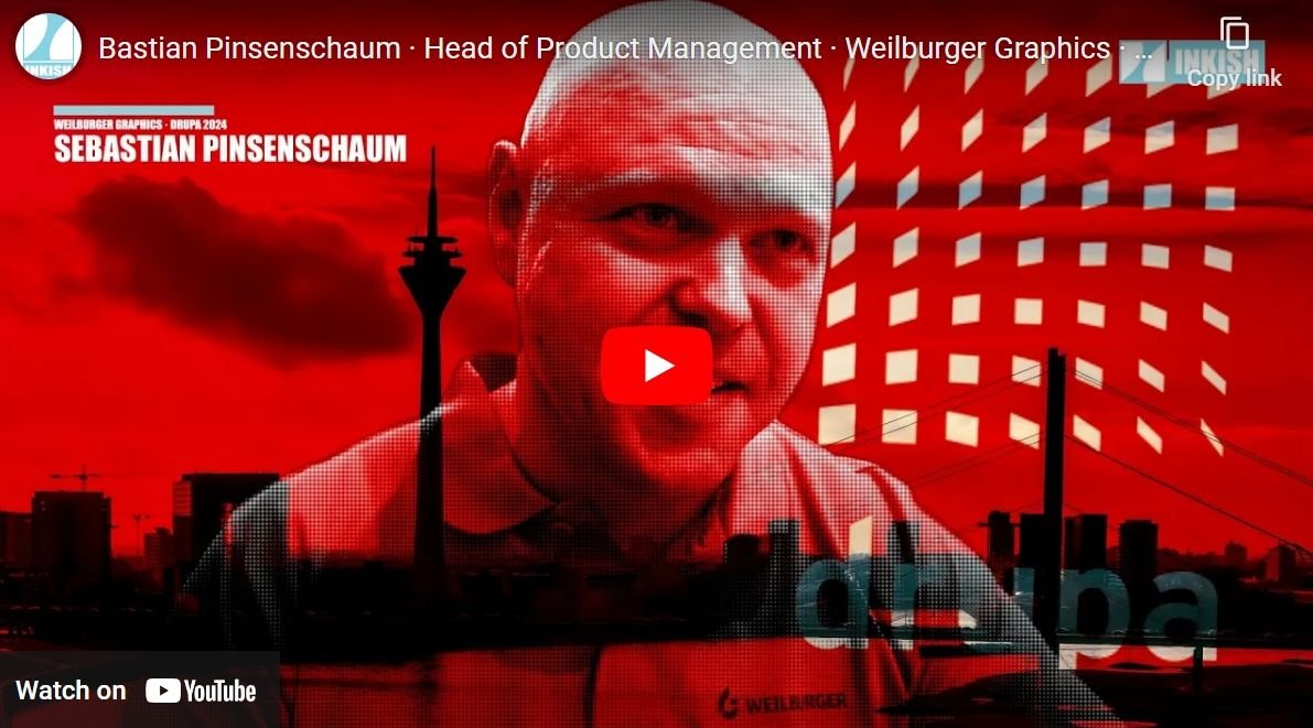 Bastian Pinsenschaum, Head of Technical Service, WEILBURGER Graphics GmbH